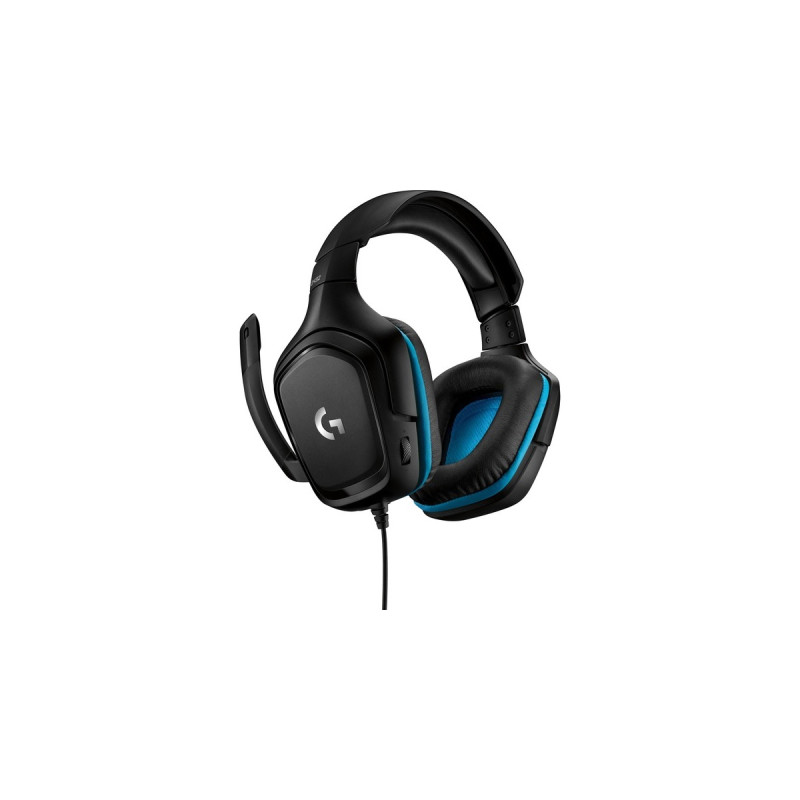 Logitech G432 Gaming Headset, Gaming-Headset(schwarz/blau)