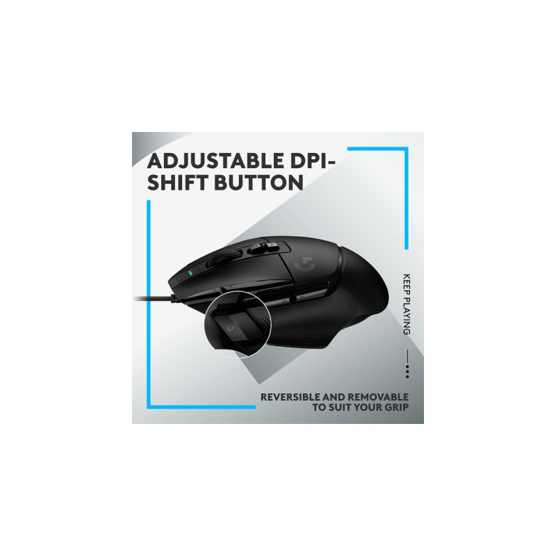 Logitech G502 X, Gaming-Maus(schwarz, HERO 25K)