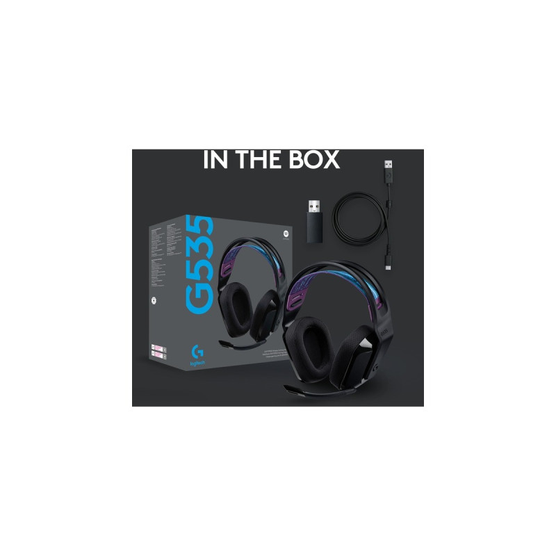 Logitech G535 LIGHTSPEED, Gaming-Headset(schwarz)