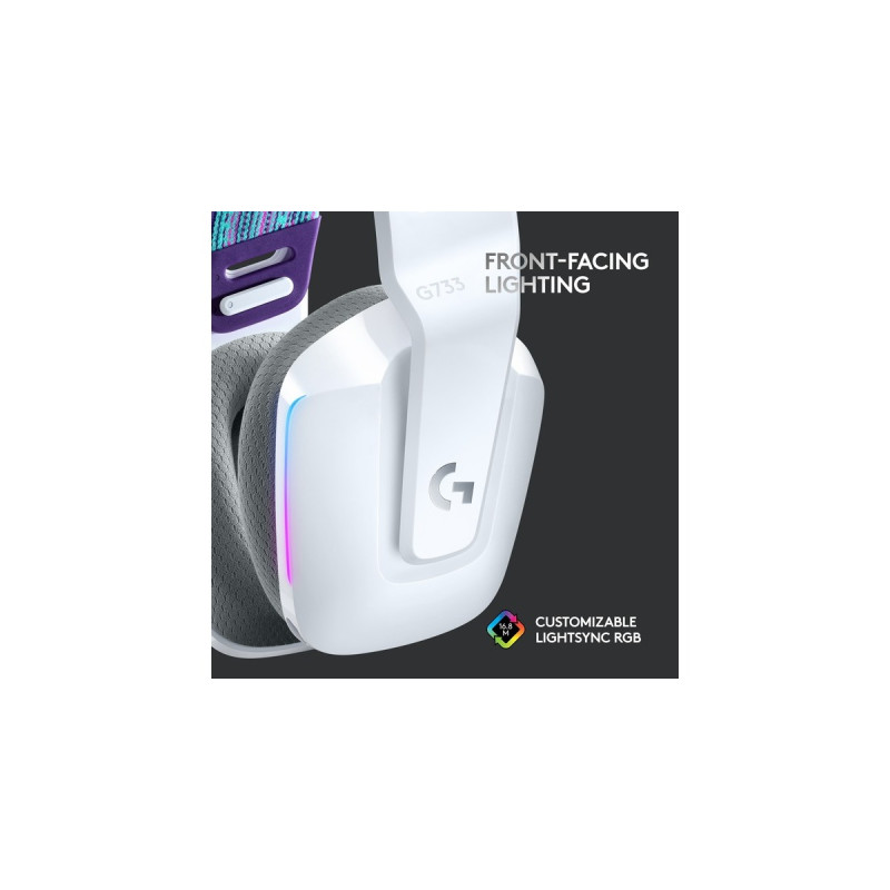 Logitech G733 LIGHTSPEED, Gaming-Headset(weiß)