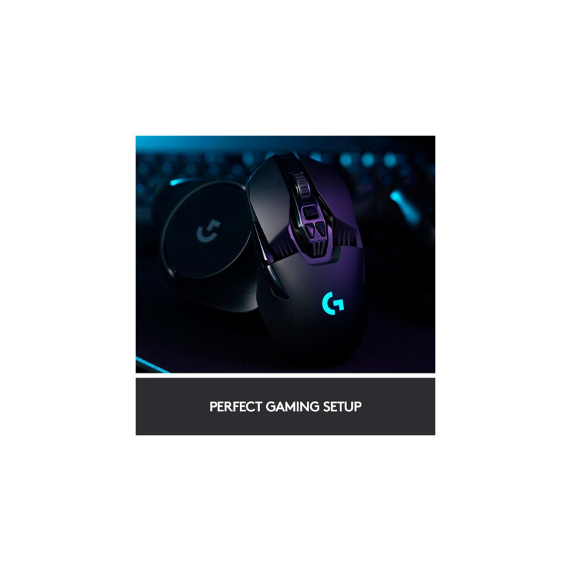 Logitech G903 HERO, Gaming-Maus(schwarz, mit HERO 25K-Sensor)