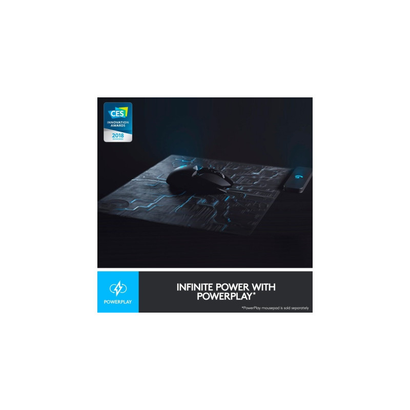 Logitech G903 HERO, Gaming-Maus(schwarz, mit HERO 25K-Sensor)