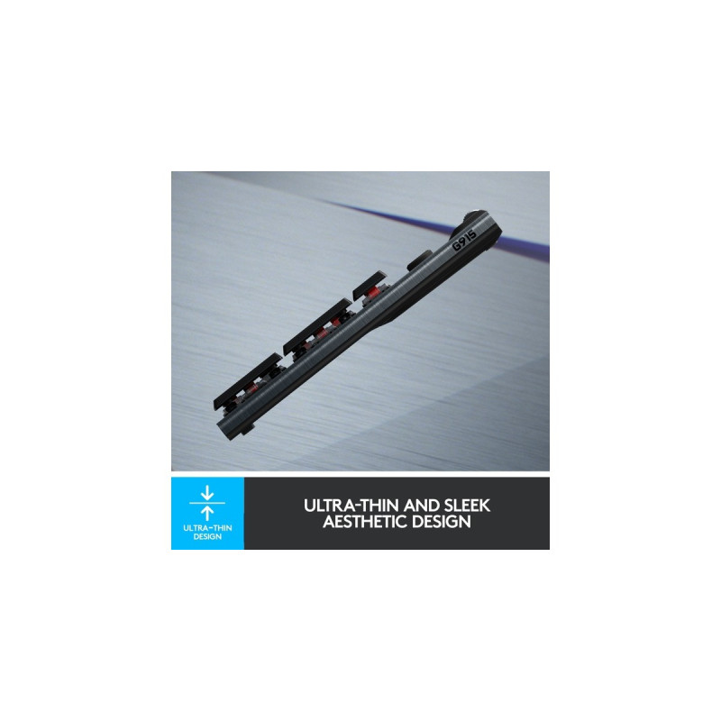 Logitech G915 LIGHTSPEED, Gaming-Tastatur(schwarz, DE-Layout, GL Tactile)