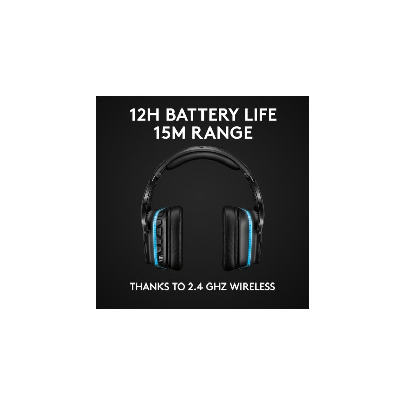 Logitech G935, Gaming-Headset(schwarz, 7.1 Virtual Surround, Lightsync)