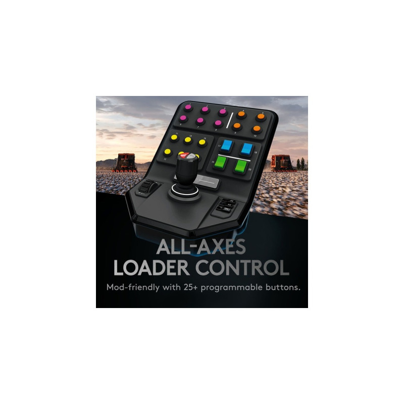 Logitech G Saitek Farm Sim Controller, Simulatoren-Set(schwarz/grau, Bundle für schwere Maschinen)