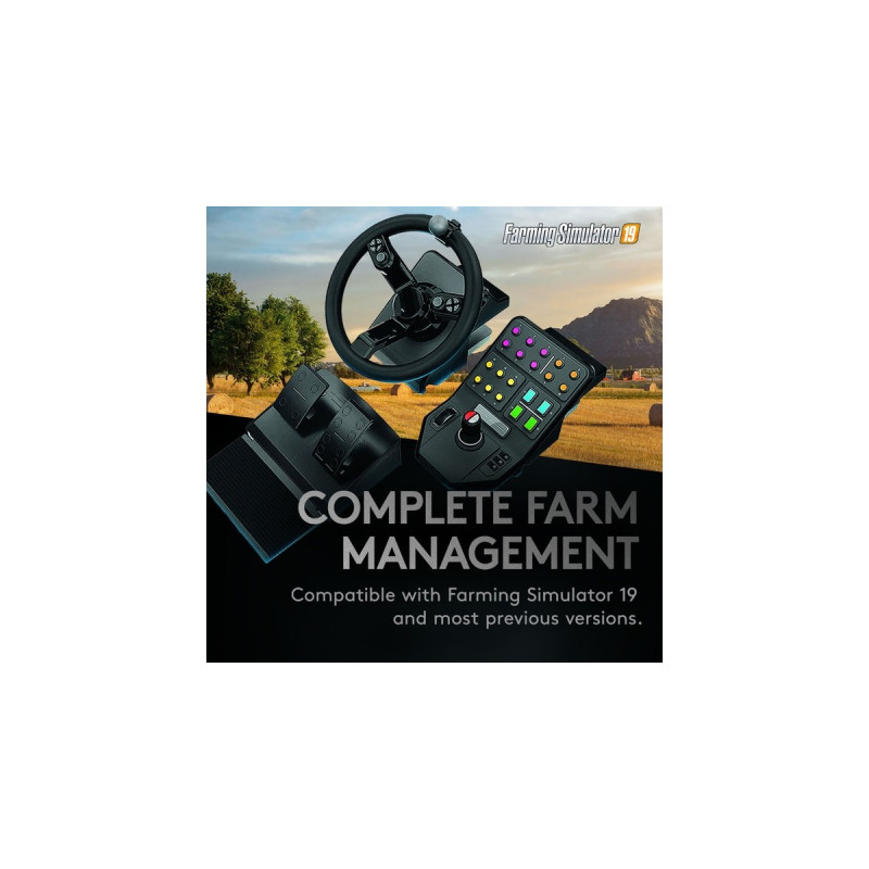 Logitech G Saitek Farm Sim Controller, Simulatoren-Set(schwarz/grau, Bundle für schwere Maschinen)