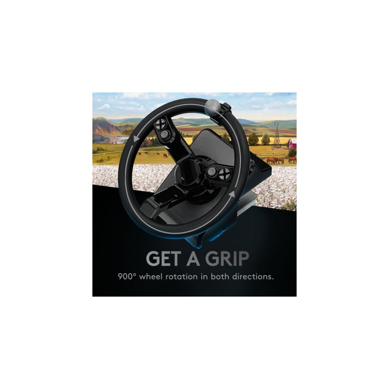 Logitech G Saitek Farm Sim Controller, Simulatoren-Set(schwarz/grau, Bundle für schwere Maschinen)