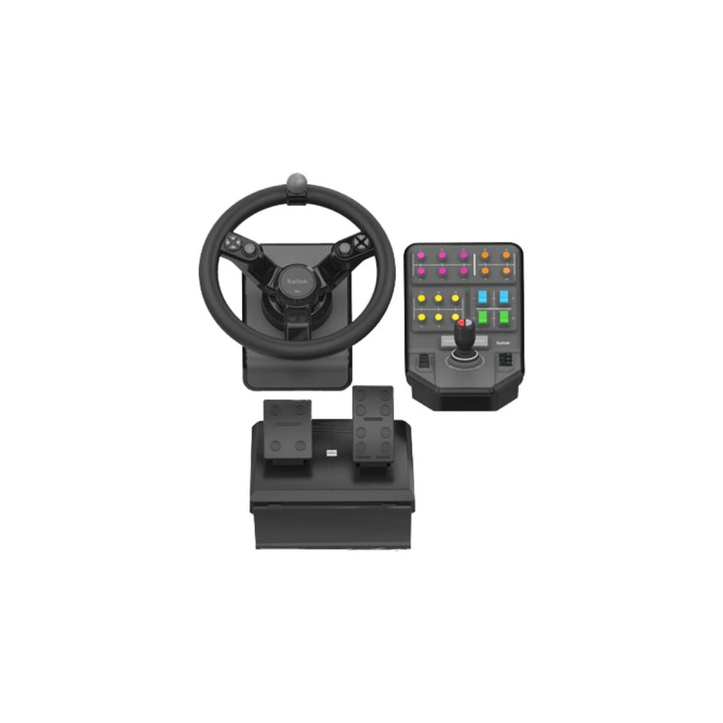 Logitech G Saitek Farm Sim Controller, Simulatoren-Set(schwarz/grau, Bundle für schwere Maschinen)