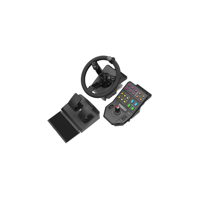Logitech G Saitek Farm Sim Controller, Simulatoren-Set(schwarz/grau, Bundle für schwere Maschinen)
