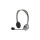 Logitech H110, Headset(silber/grau, Retail)
