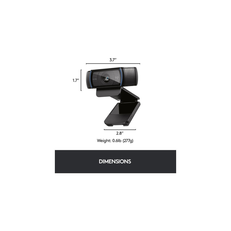 Logitech HD Pro Webcam C920(schwarz)