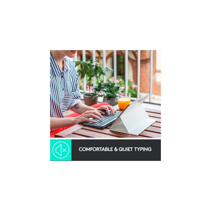 Logitech K380 Multi-Device Bluetooth, Tastatur(schwarz, DE-Layout)