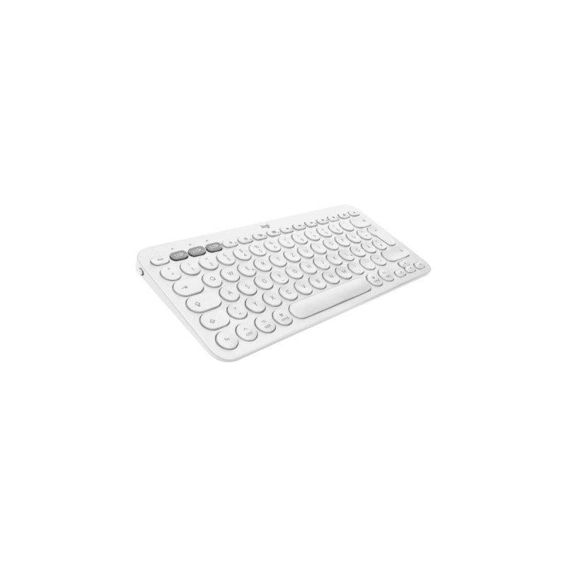 Logitech K380 Multi-Device für Mac, Tastatur(weiß, DE-Layout, Bluetooth, kompatibel mit macOS/iOS/iPadOS)