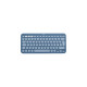 Logitech K380 Multi-Device für Mac, Tastatur(blau, DE-Layout, Bluetooth, kompatibel mit macOS/iOS/iPadOS)