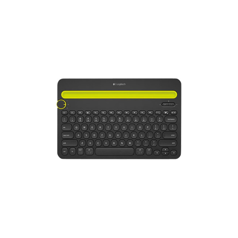 Logitech K480 Bluetooth Multi-Device KB, Tastatur(schwarz, DE-Layout)