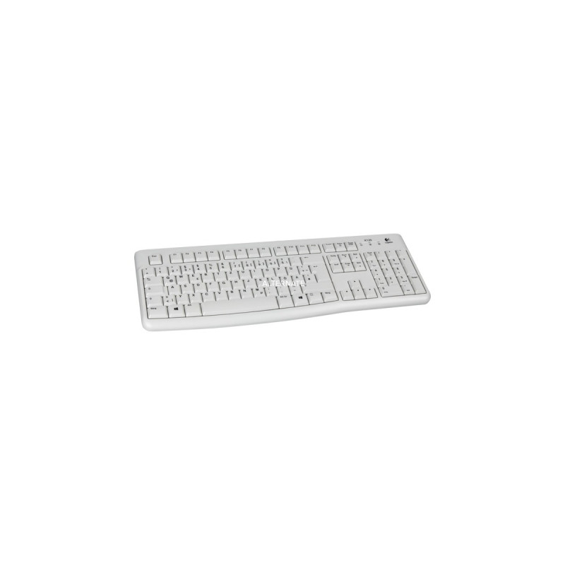 Logitech Keyboard K120, Tastatur(weiß, DE-Layout)