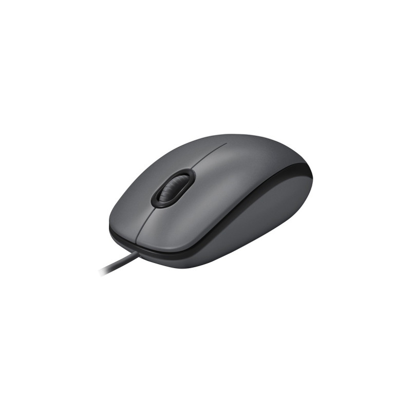 Logitech M100, Maus(schwarz, kompatibel mit Windows/macOS/ChromeOS/Linux)