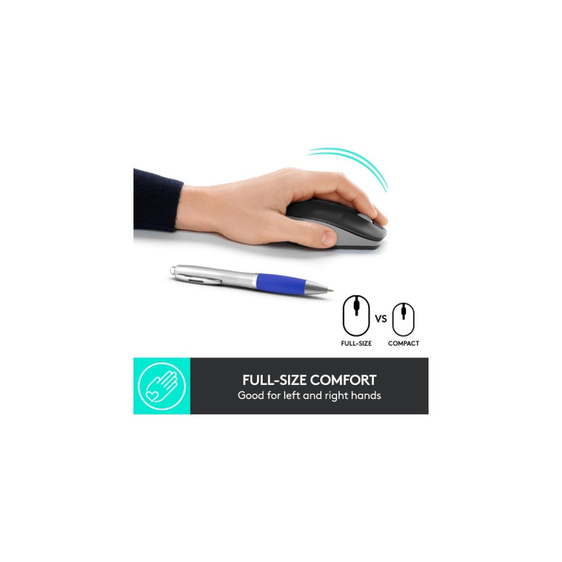 Logitech M190, Maus(schwarz/grau)