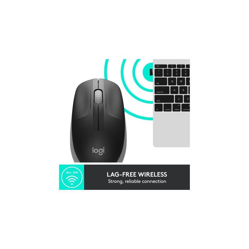 Logitech M190, Maus(schwarz/grau)