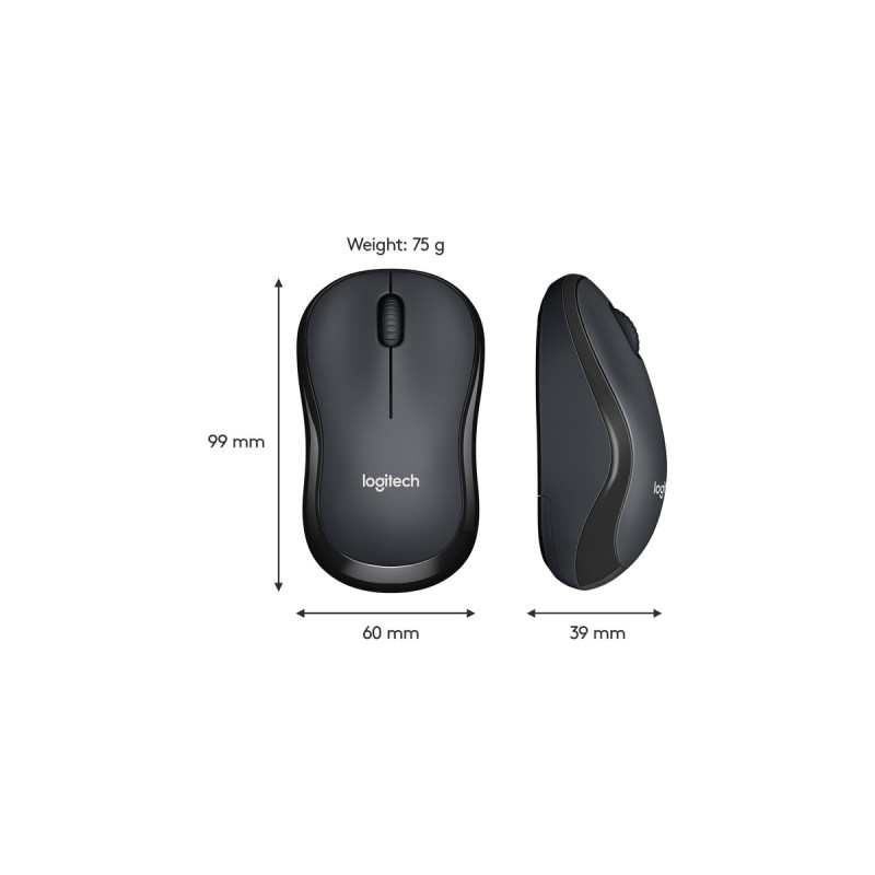 Logitech M220 Silent, Maus(grau)