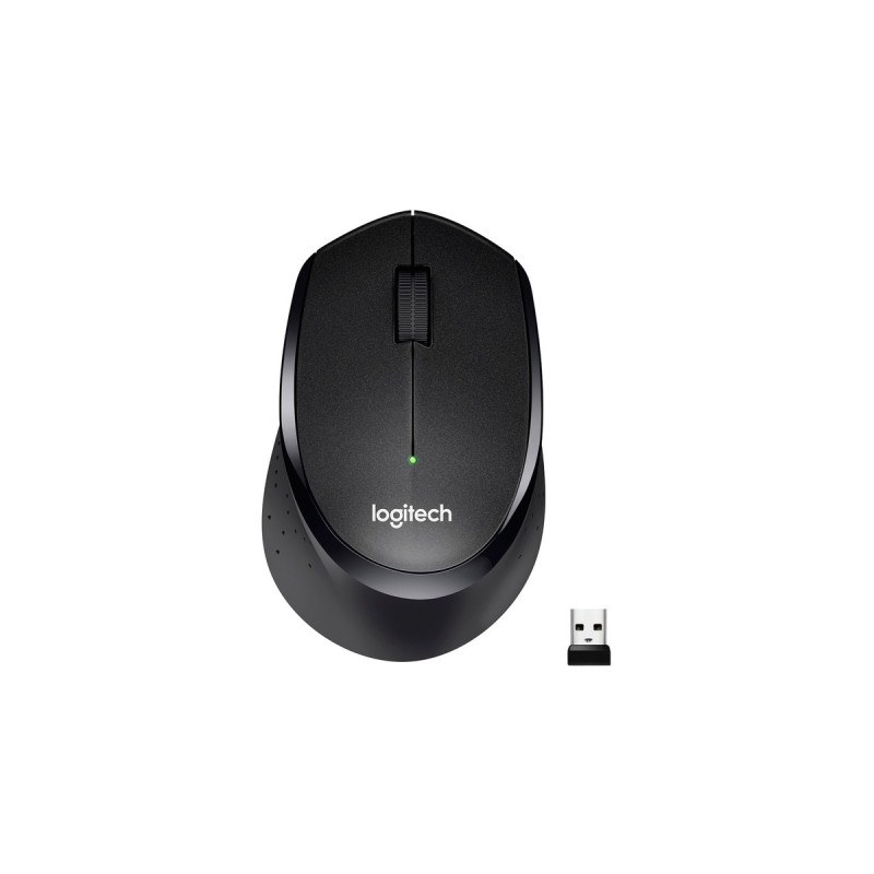 Logitech M330 Silent Plus, Maus(schwarz)