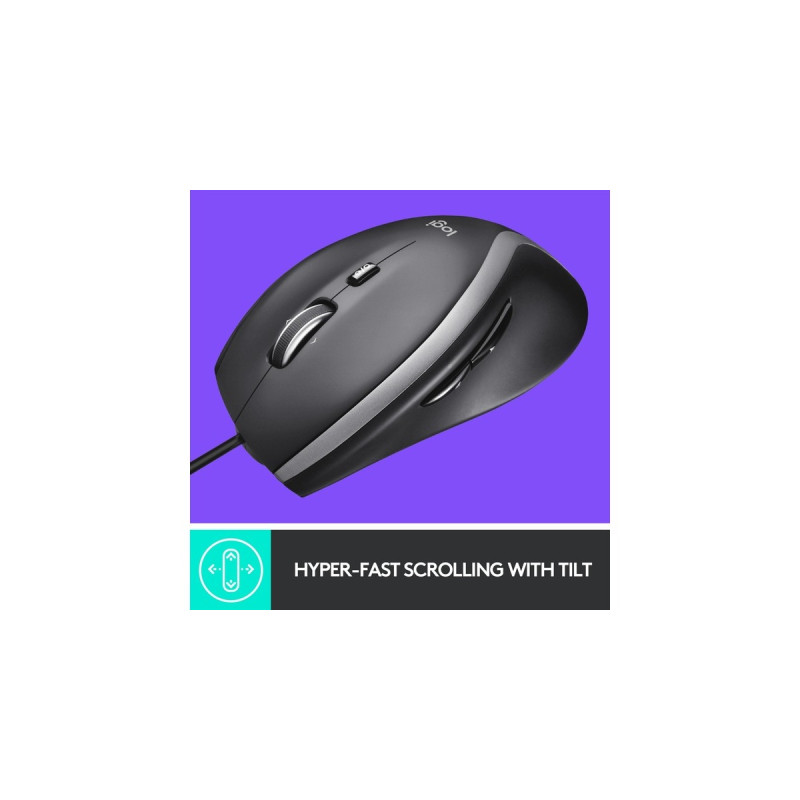 Logitech M500s Corded, Maus(anthrazit/silber)