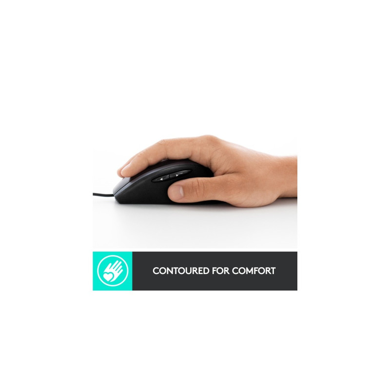 Logitech M500s Corded, Maus(anthrazit/silber)