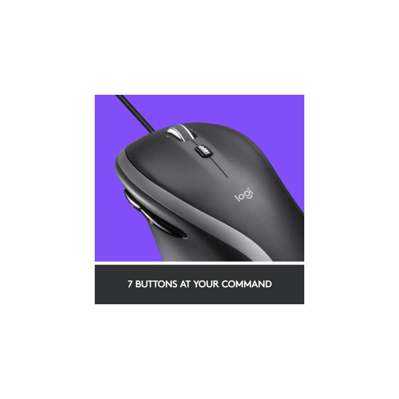 Logitech M500s Corded, Maus(anthrazit/silber)