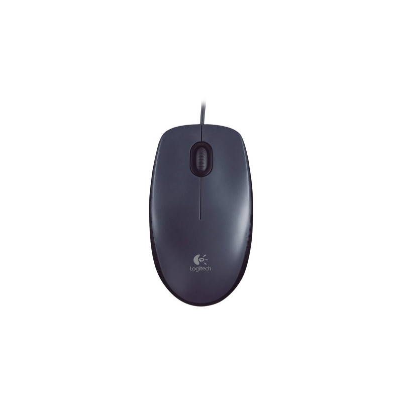 Logitech M90, Maus(dunkelgrau, Retail)