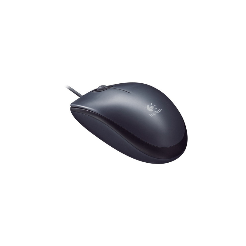 Logitech M90, Maus(dunkelgrau, Retail)
