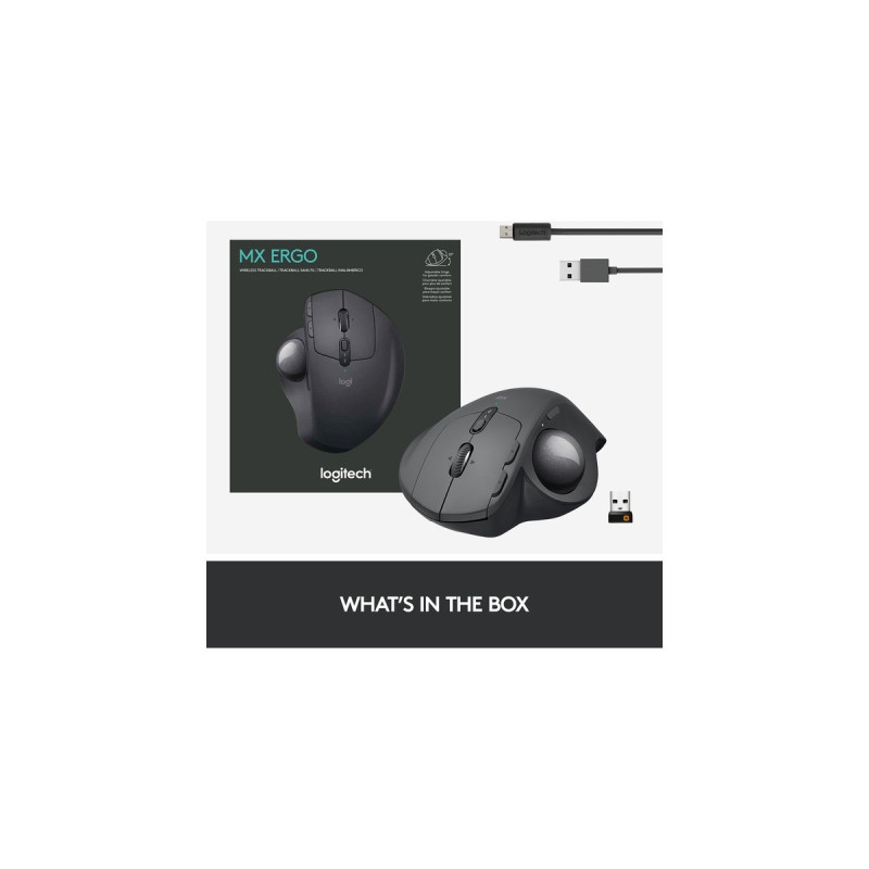 Logitech MX ERGO, Trackball(schwarz)