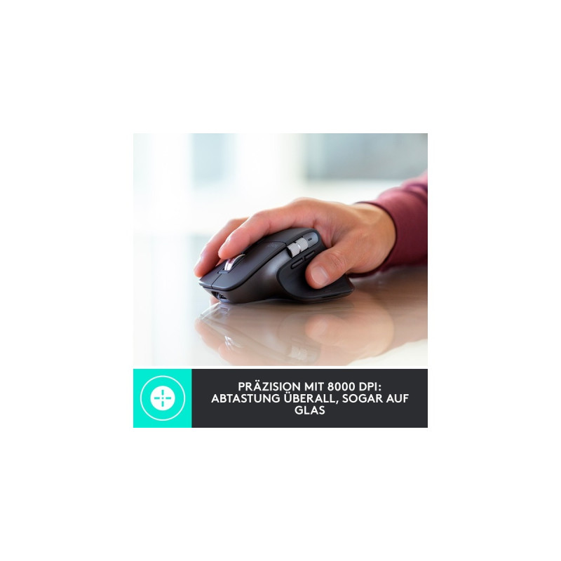 Logitech MX Keys Combo for Business Gen 2, Desktop-Set(graphit, DE-Layout, Scissor-Switch, Logi Bolt, Bluetooth, kompatibel mit PC/Mac/iPad/Android)