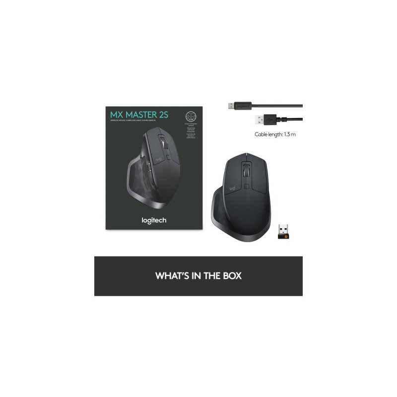 Logitech MX Master 2S, Maus(graphit)