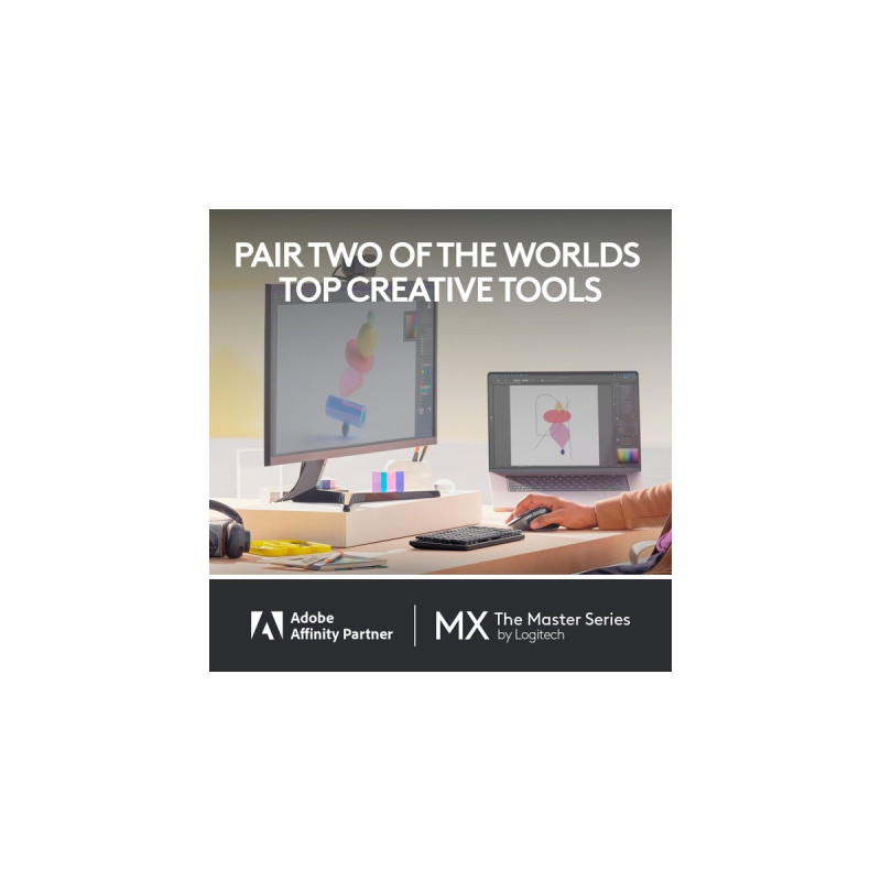 Logitech MX Master 3S für Mac, Maus(graphit, 7 Tasten, Bluetooth, optimiert für das Apple-Ökosystem)