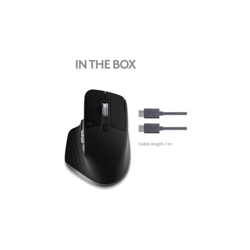 Logitech MX Master 3S für Mac, Maus(graphit, 7 Tasten, Bluetooth, optimiert für das Apple-Ökosystem)