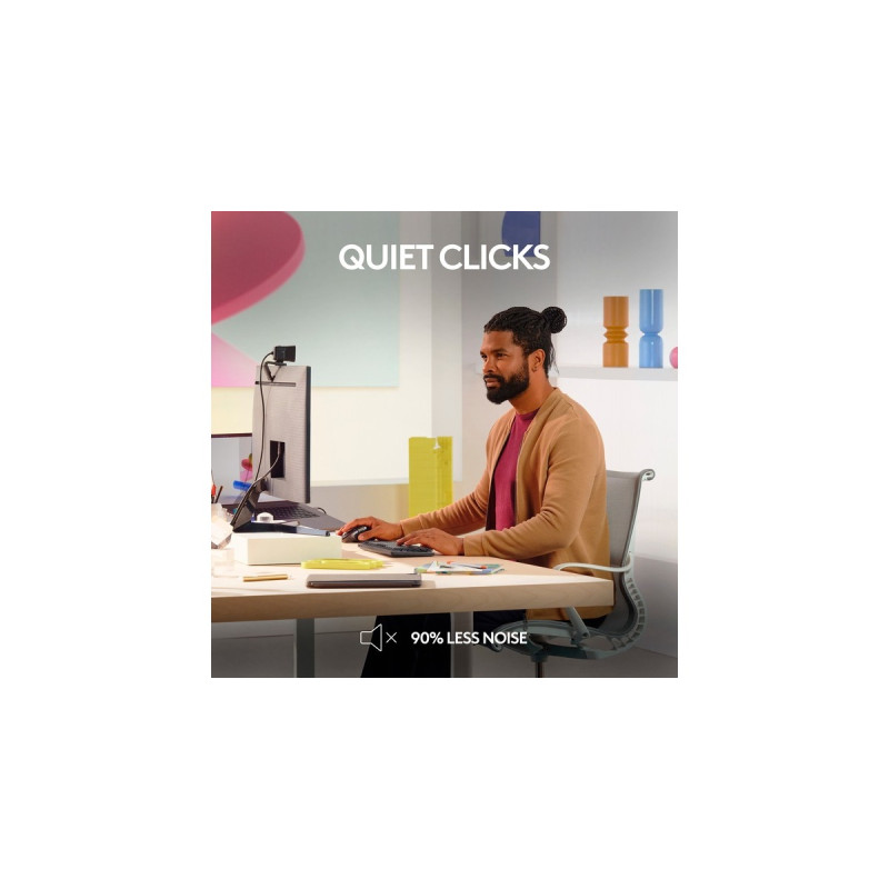 Logitech MX Master 3S für Mac, Maus(hellgrau, 7 Tasten, Bluetooth, optimiert für das Apple-Ökosystem)