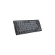 Logitech MX Mechanical Mini, Tastatur(hellgrau/dunkelgrau, DE-Layout, lineare Schalter, Logi Bolt, Bluetooth)