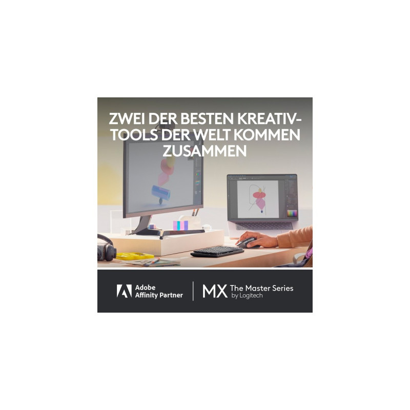 Logitech MX Mechanical Mini für Mac, Tastatur(hellgrau/weiß, DE-Layout, taktile Schalter, Bluetooth, kompatibel mit macOS, iPadOS und iOS)