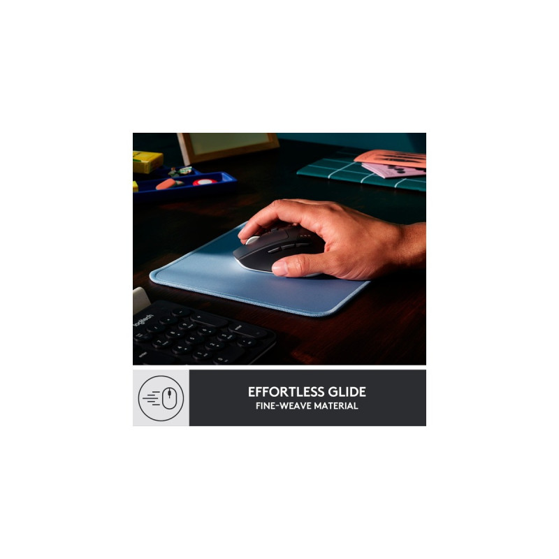 Logitech Mouse Pad Studio, Mauspad(hellblau)