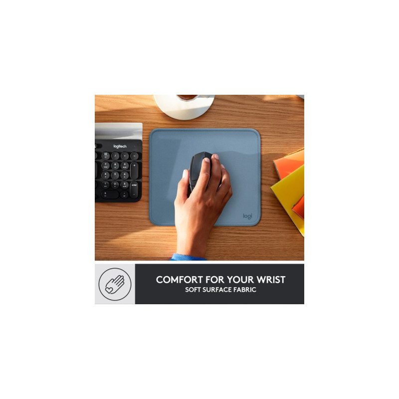 Logitech Mouse Pad Studio, Mauspad(hellblau)