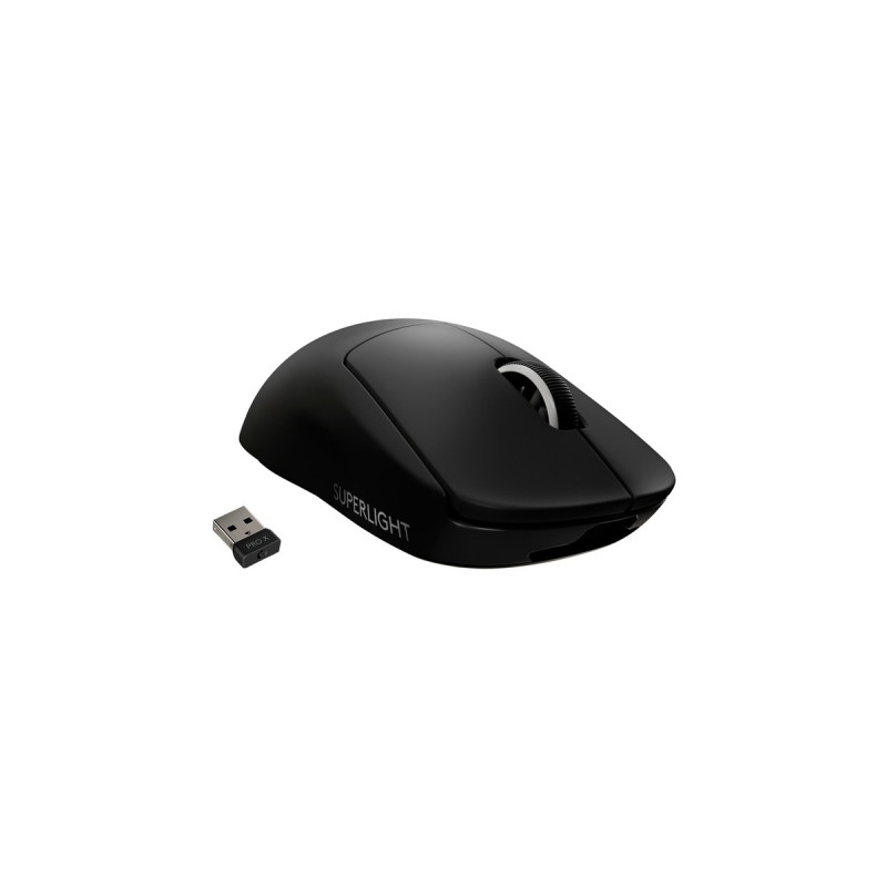 Logitech PRO X SUPERLIGHT, Gaming-Maus(schwarz, HERO-Sensor)
