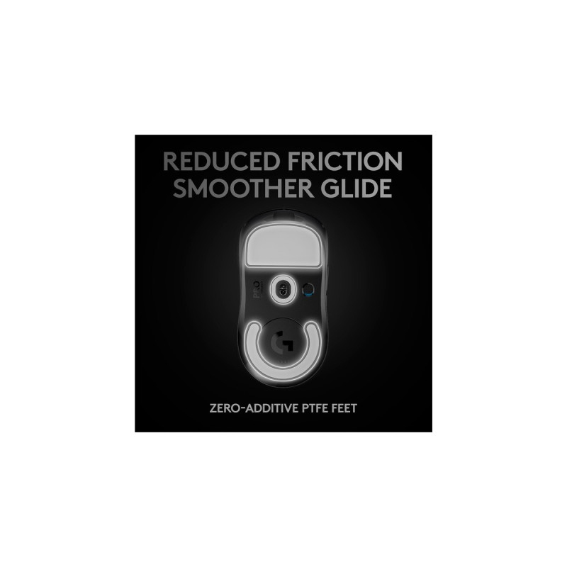 Logitech PRO X SUPERLIGHT, Gaming-Maus(schwarz, HERO-Sensor)