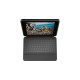 Logitech RUGGED FOLIO, Tastatur(schwarz, DE-Layout, für iPad 7., 8. und 9. Generation)