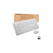 Logitech Signature K650 Combo for Business, Desktop-Set(weiß, DE-Layout, Plunger, Logi Bolt, Bluetooth, für Windows/macOS/Chrome OS/Linux/iPadOS/Android)