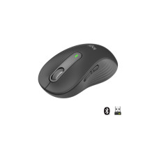 Logitech Signature M650 L Wireless, Maus(graphit, Größe L, Chromebook zertifiziert)