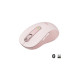 Logitech Signature M650 L Wireless, Maus(rosa, Größe L, Chromebook zertifiziert)