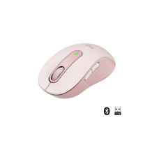 Logitech Signature M650 Wireless, Maus(rosa, Größe M, Chromebook zertifiziert)