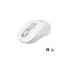 Logitech Signature M650 Wireless, Maus(weiß, Größe M, Chromebook zertifiziert)