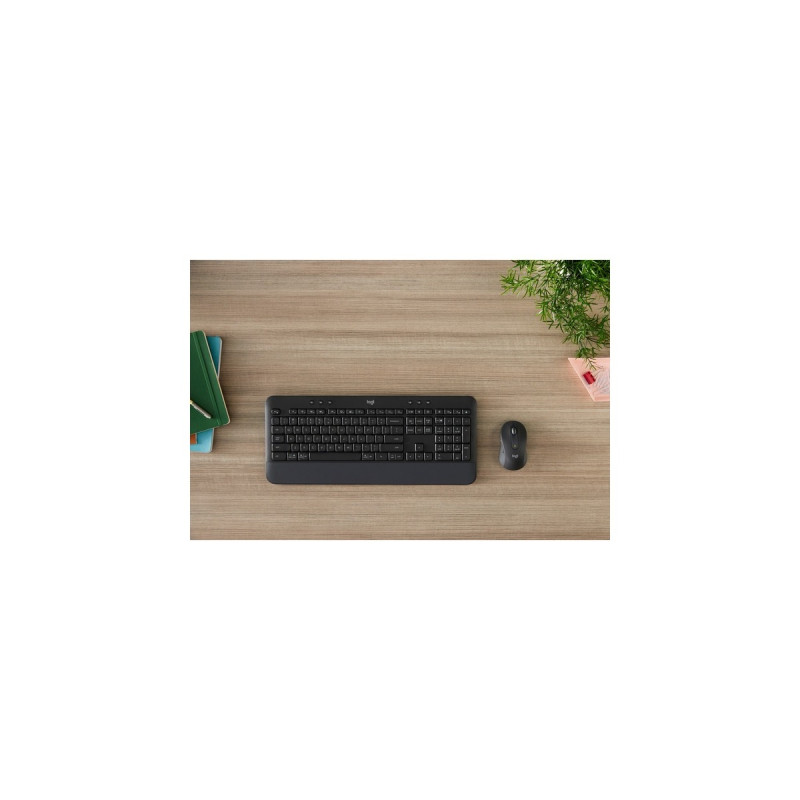 Logitech Signature MK650 Combo for Business, Desktop-Set(graphit, DE-Layout, Plunger, Logi Bolt, Bluetooth, für Windows/macOS/Chrome OS/Linux/iPadOS/Android)