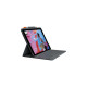 Logitech Slim Folio, Tastatur(schwarz, DE-Layout, Scissor-Switch, für iPad 7., 8. und 9. Generation)